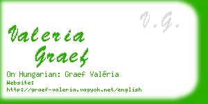 valeria graef business card